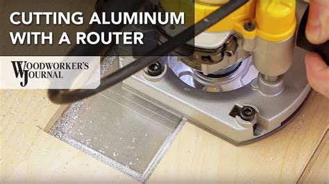 cutting sheet metal with router|aluminum router cutting.